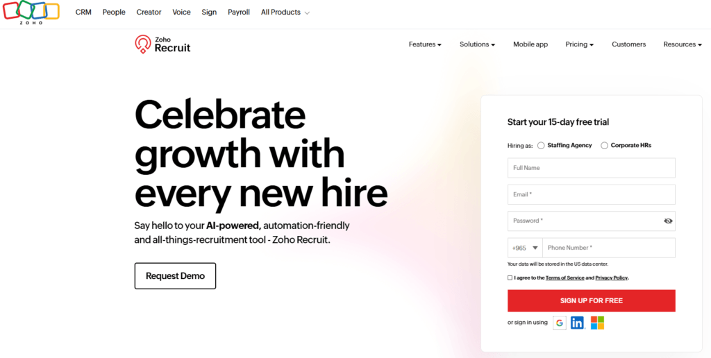 Zoho Recruit